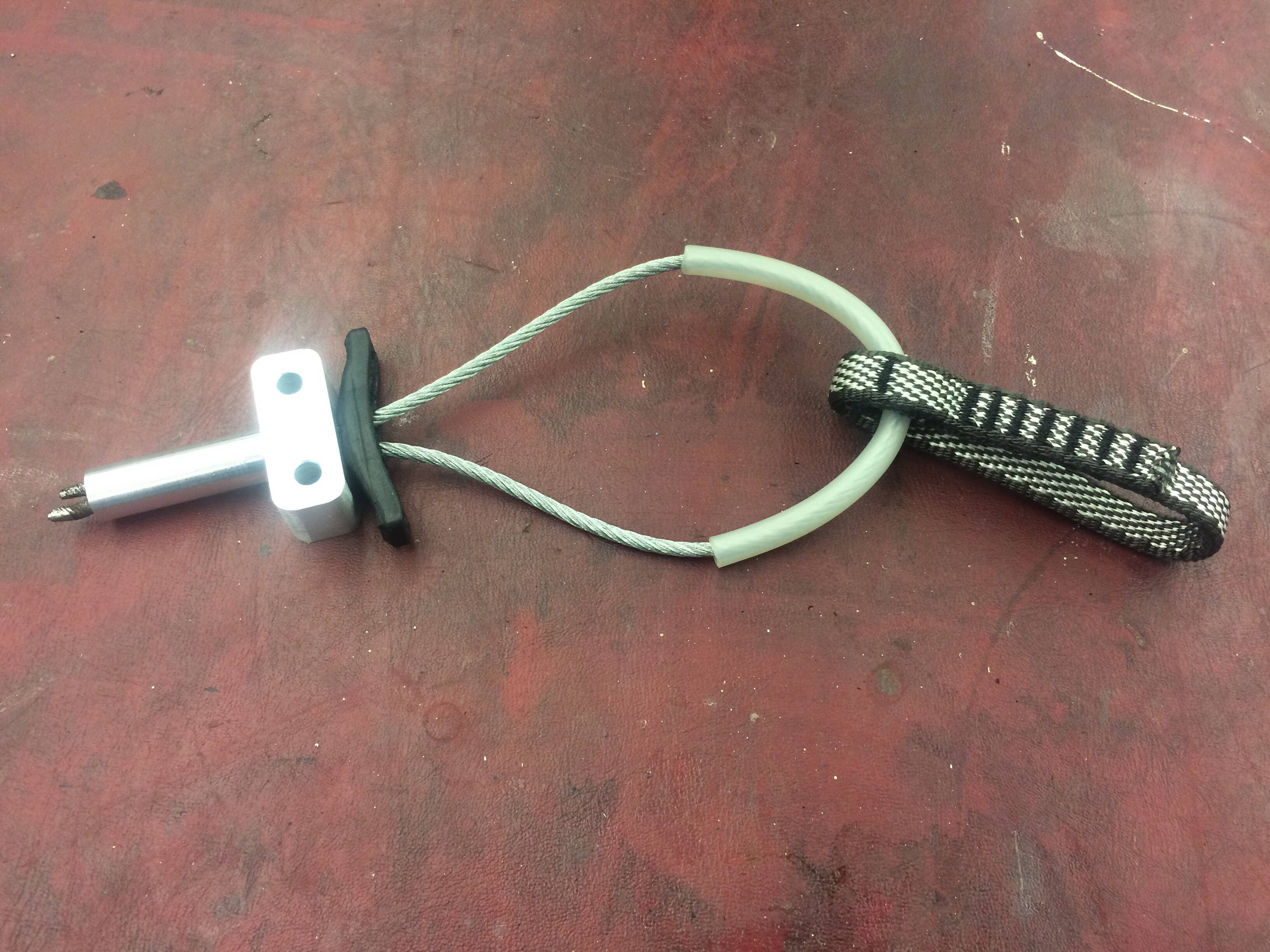 The components of the stem before final assembly.