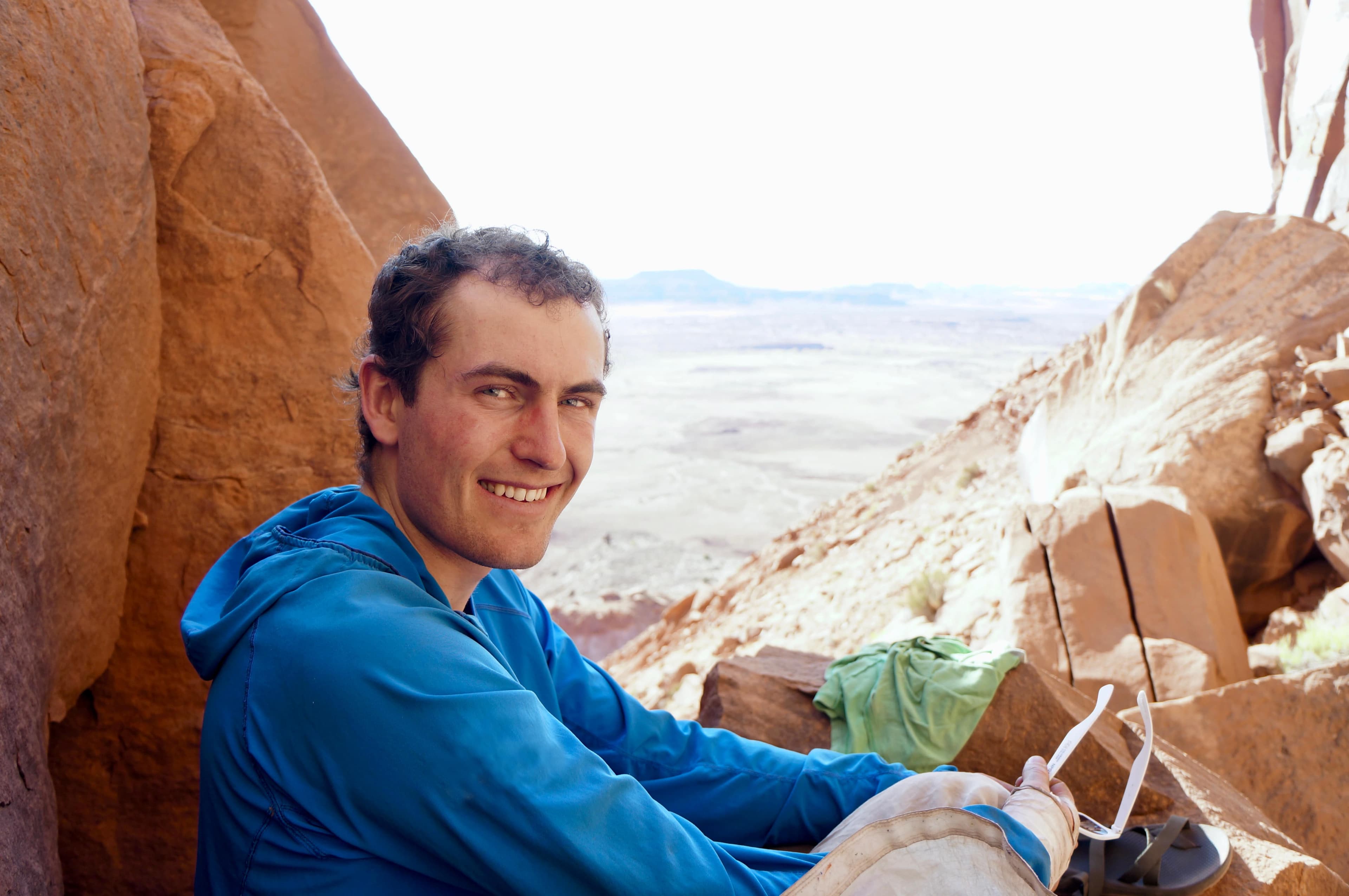 Me, looking happy in the desert.